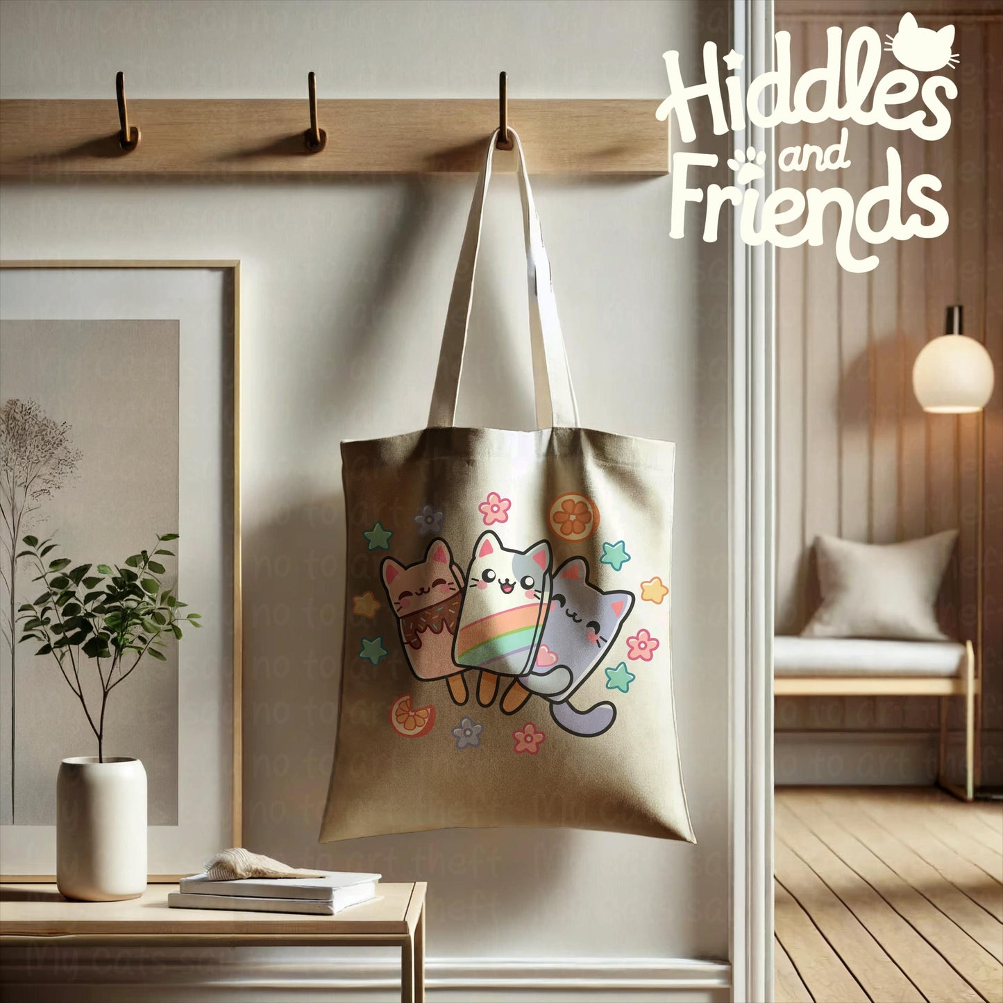 Kawaii Popsicle Cats Digital Sticker