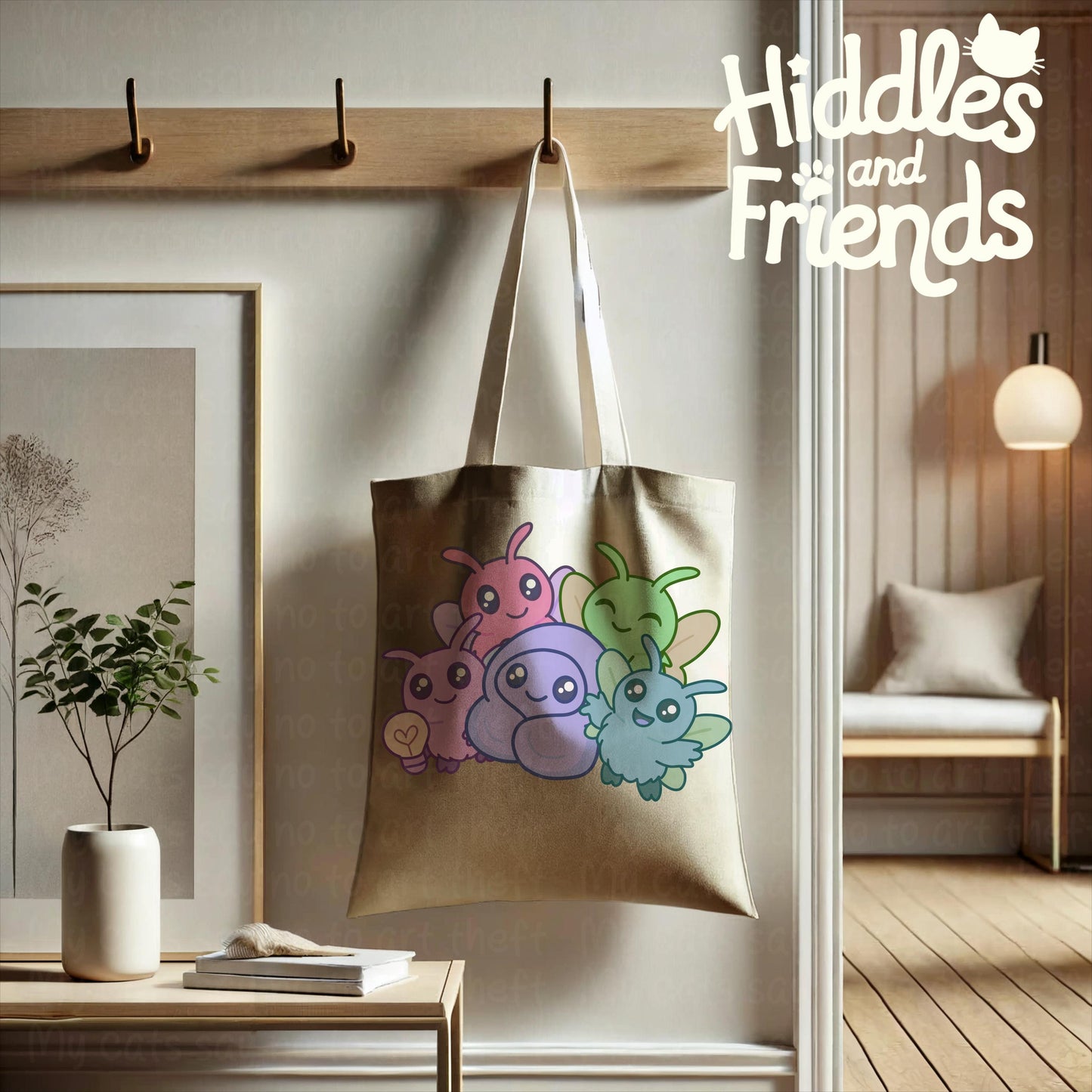 Pastel Mothman Friends Digital Sticker