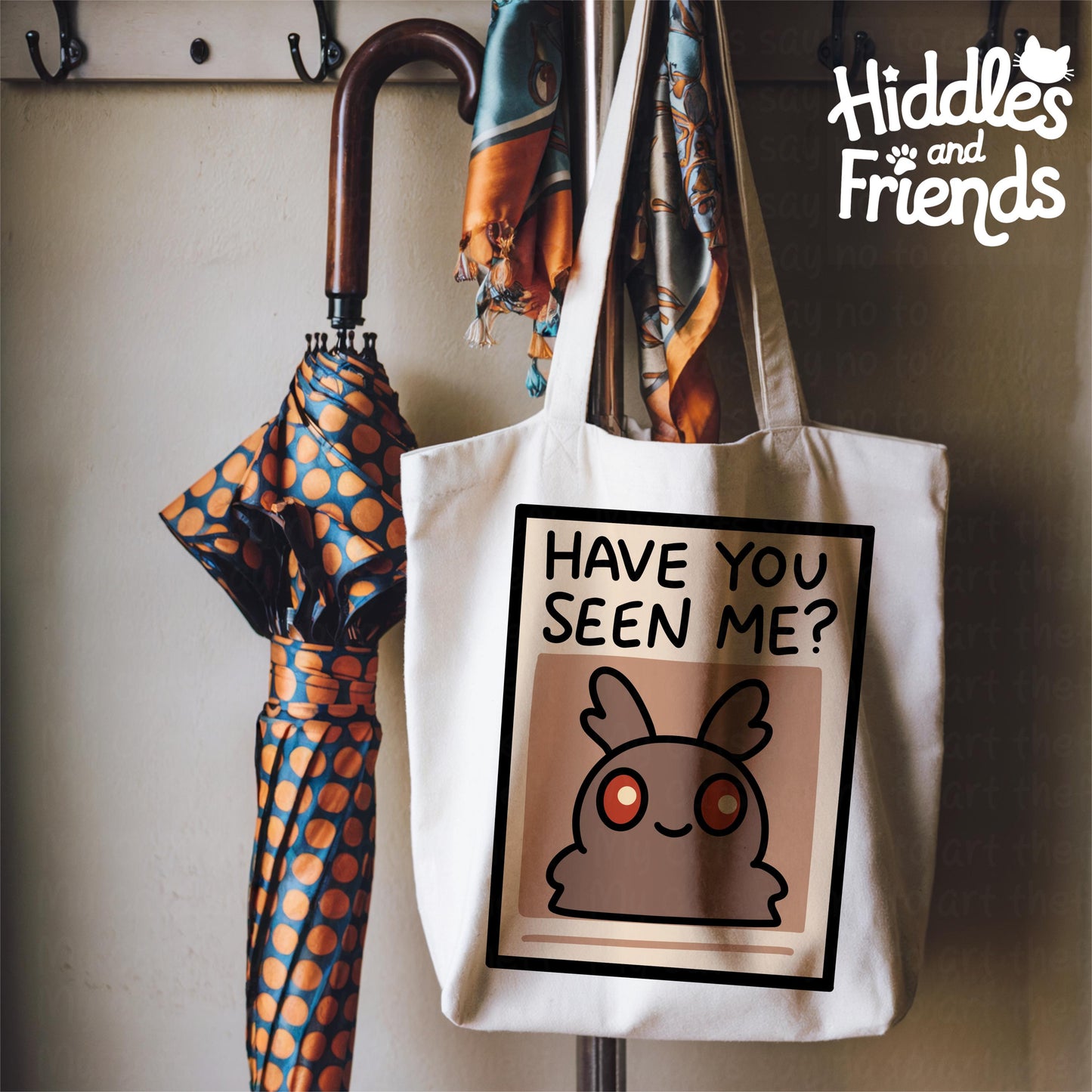 Have You Seen Me? Funny Mothman Digital Sticker