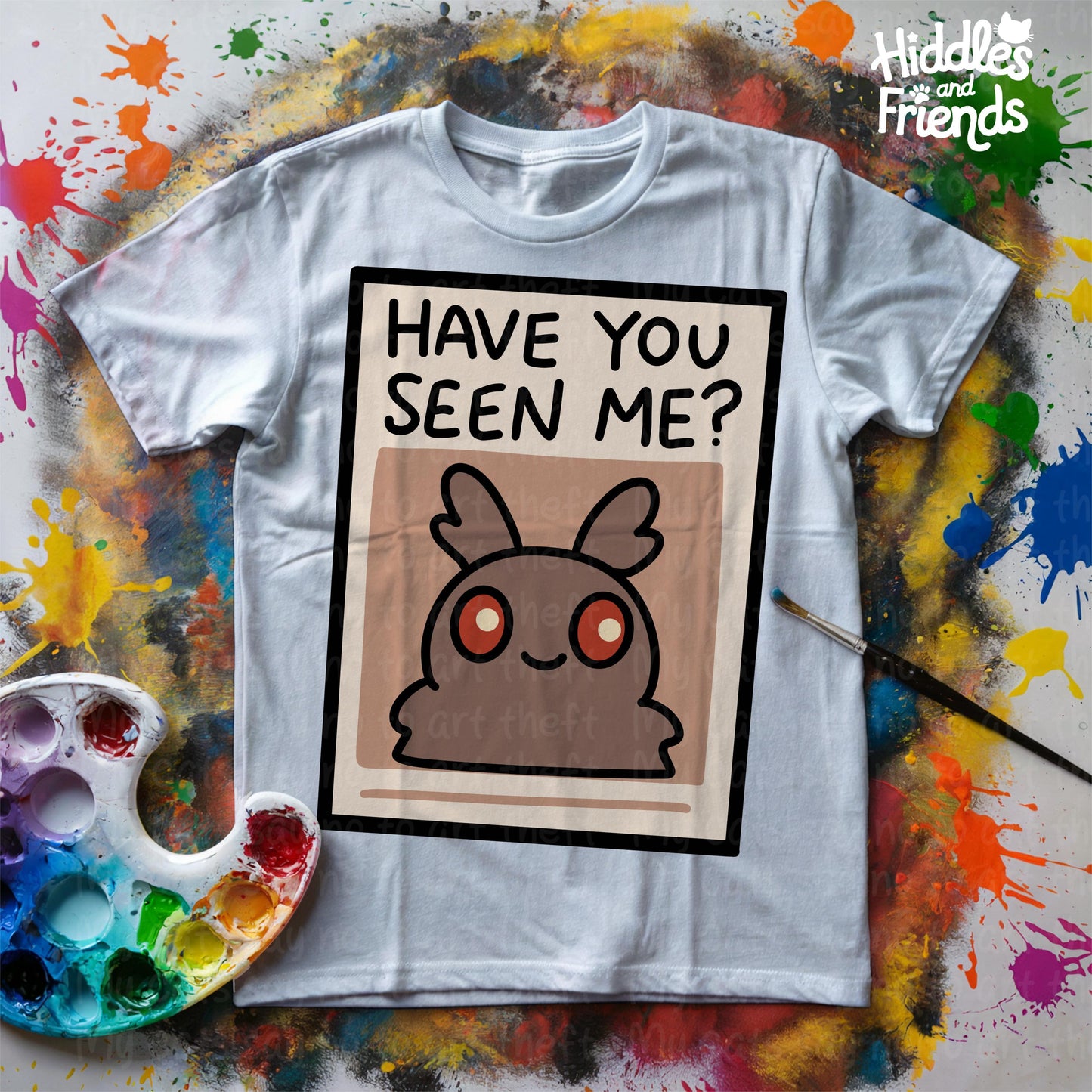 Have You Seen Me? Funny Mothman Digital Sticker