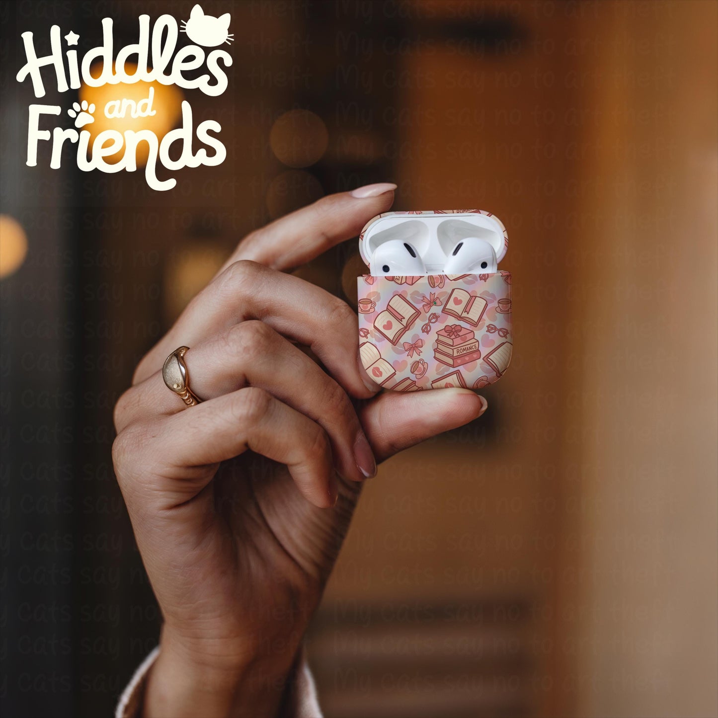 Romance Book Seamless Pattern