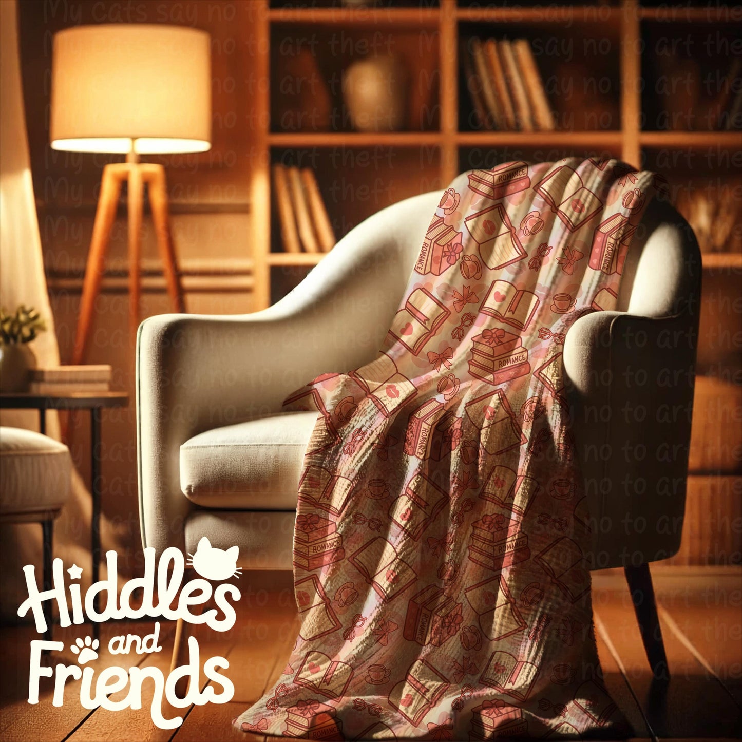 Romance Book Seamless Pattern