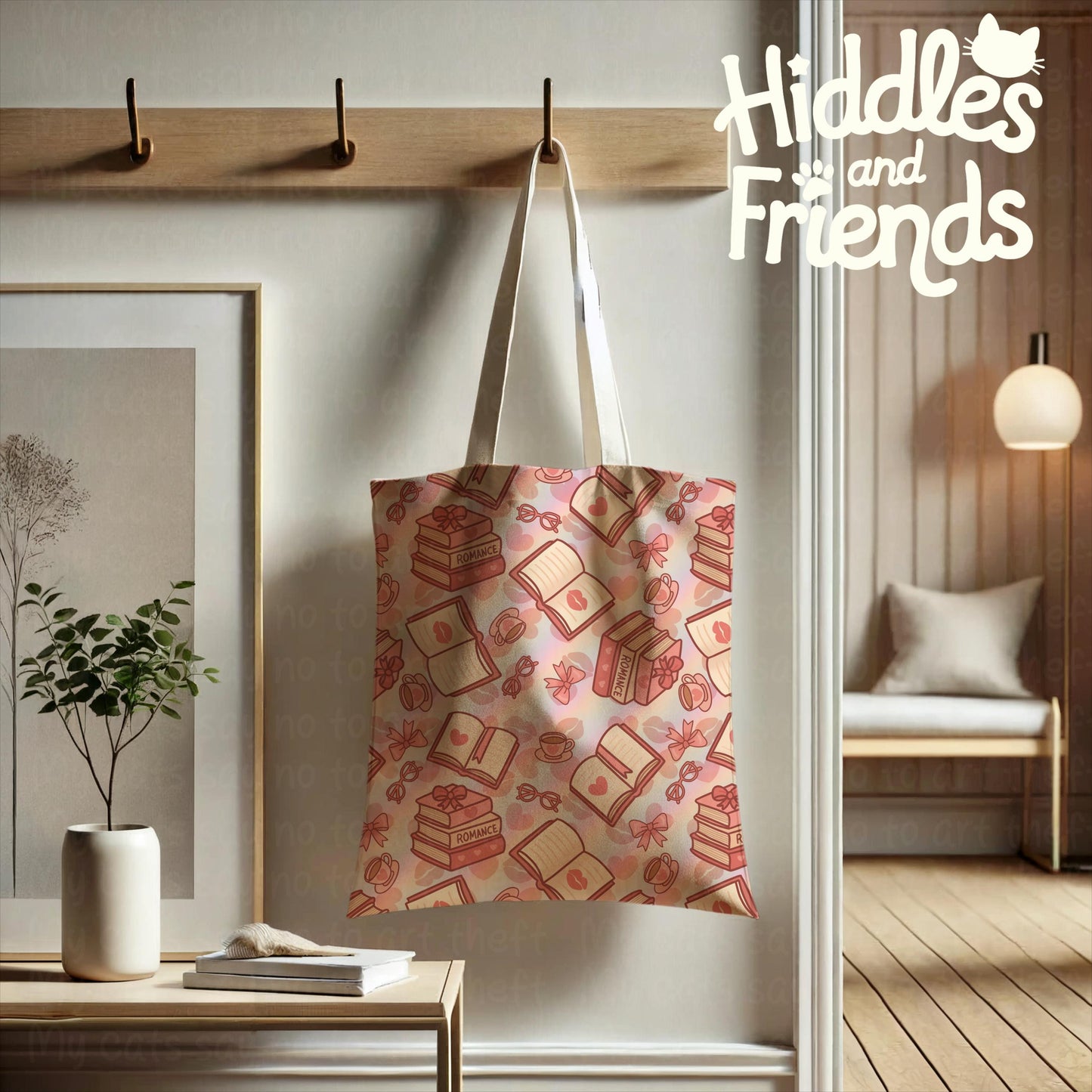 Romance Book Seamless Pattern